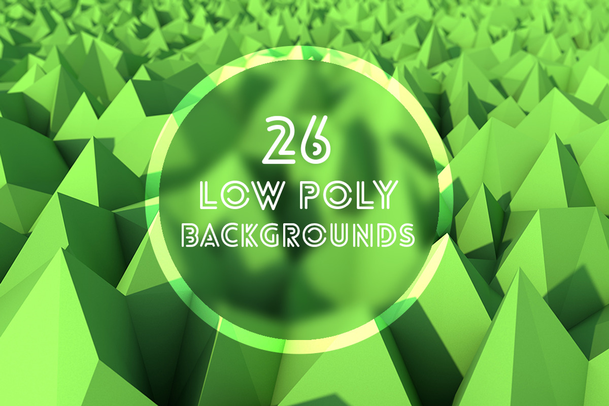 26 Abstract Low Poly Backgrounds