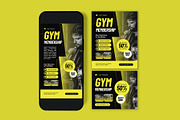Gym Membership Flyer, a Flyer Template by graphicook (Thumbnail 3 of 3)