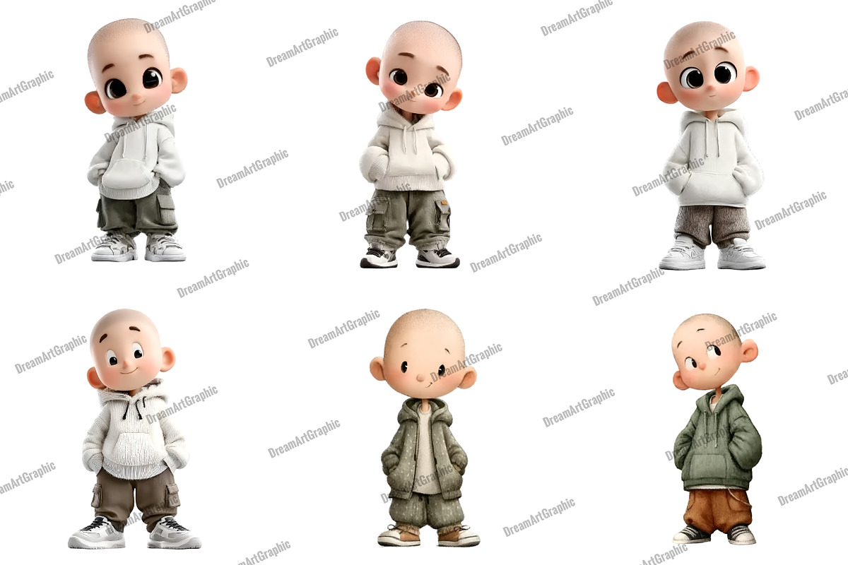 Just Boys Clipart Bundle, an Illustration by DreamArtGraphic (Photo 3 of 5)
