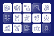 Animated Communication Icons, an Outline Icon by Prosymbols (Thumbnail 4 of 5)