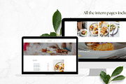 Wordpress restaurant template, a WordPress Template by Martalv Works (Thumbnail 2 of 4)