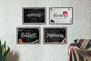 Sortdecai Font Family & Bonus, a Script Font by Swistblnk Std. (Thumbnail 4 of 5)