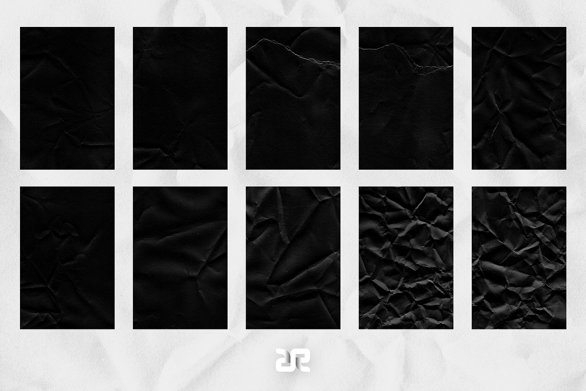 100 Black Paper Textures, a Texture Graphic by Remon Michel (Photo 10 of 12)