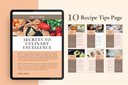 70 Cookbook Pages Templates Canva, a Templates & Theme by TemplateCastleStore (Thumbnail 9 of 10)