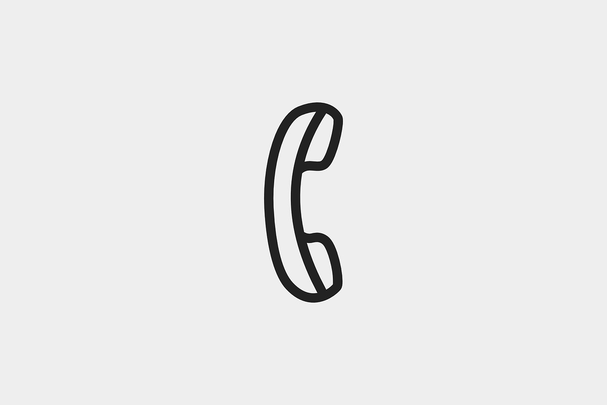 Phone, an Outline Icon by Jordy (Photo 1 of 2)