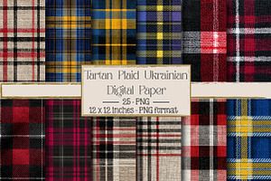 Tartan Plaid - Ukrainian cats, a Texture Illustration by DreamPrint404