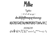 Font Millie. Modern Calligraphy., a Sans Serif Font by PageLightStudios (Thumbnail 3 of 6)