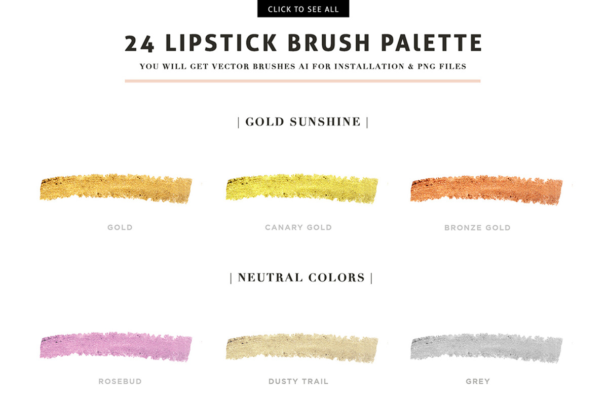Vector Brush - Trend colors preview 4