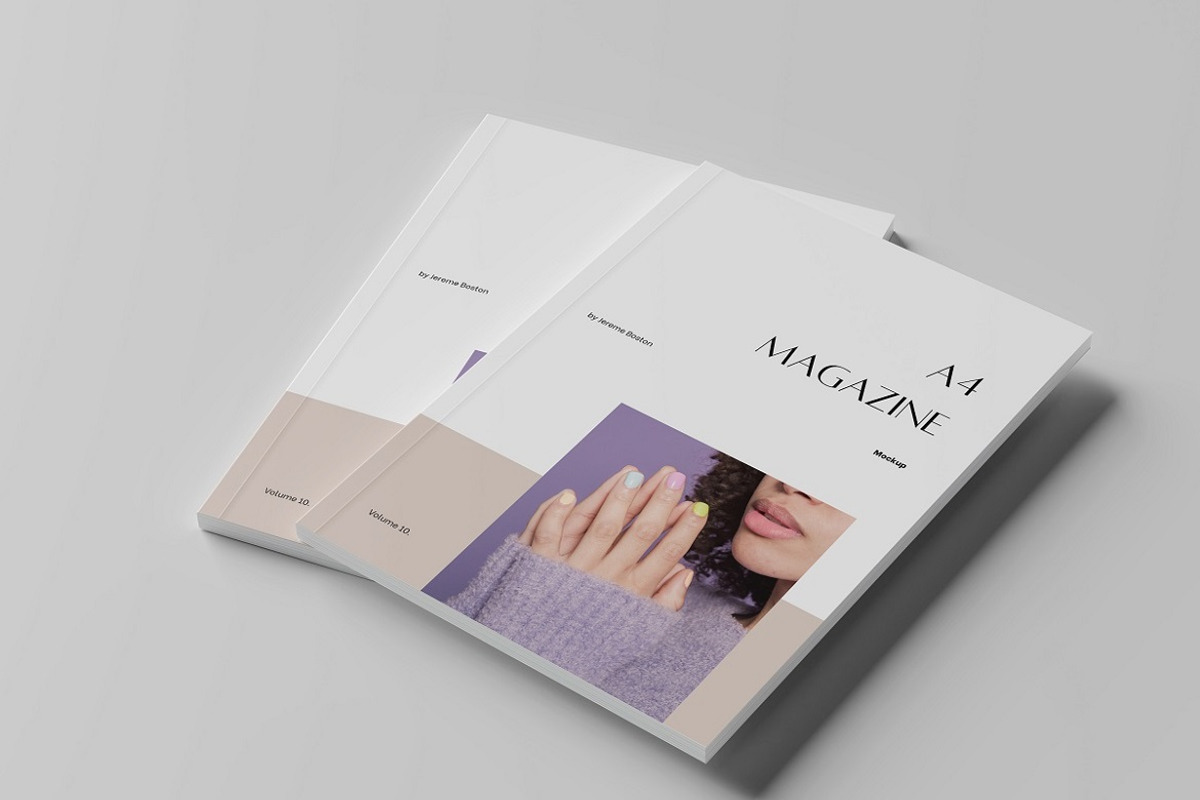 A4 Magazine Mockup, a Books & Magazine Mockup by Tokobeta