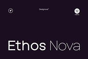 ETHOS NOVA - Minimalist Font Family, a Sans Serif Font by Designova® (Thumbnail 1 of 12)