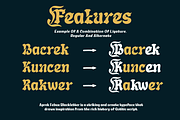 Aprek Febux - Display Font, a Blackletter Font by twinstd (Thumbnail 3 of 10)