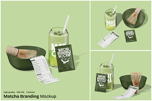 Matcha Branding Mockup