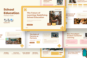 School Education - Keynote Template, a Presentation Template by QR Design Studio