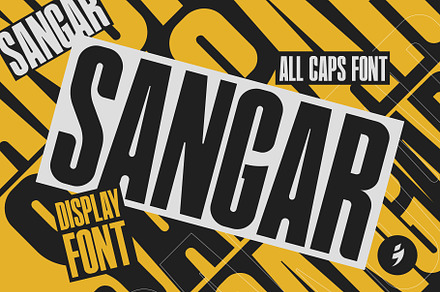 SANGAR - SPORT FONT DISPLAY, a Sans Serif Font by Samtiv Studio