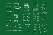 102 Hand drawn arrows., an Object Graphic by Olgaart (Thumbnail 5 of 5)