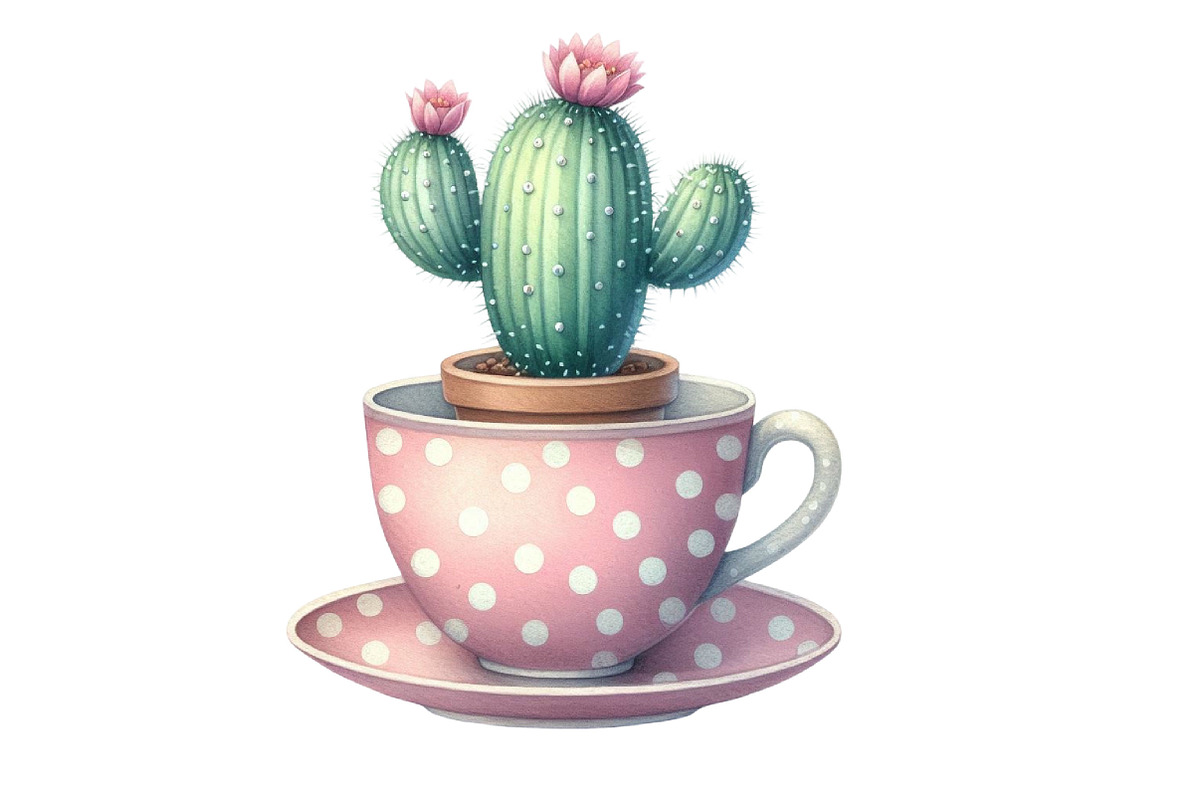 Potted Plants Sublimation Bundle, an Illustration by Designking (Photo 3 of 4)