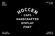 HOCCEN CAPS Display Font, a Font by SON OF THIRTEEN (Thumbnail 1 of 6)