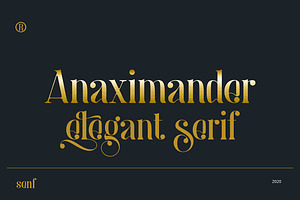 Anaximander Serif Font