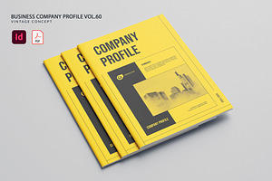 Business Company Profile Vol.60, a Brochure Template by Bewalrus Studio