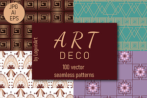 ART deco patterns collection