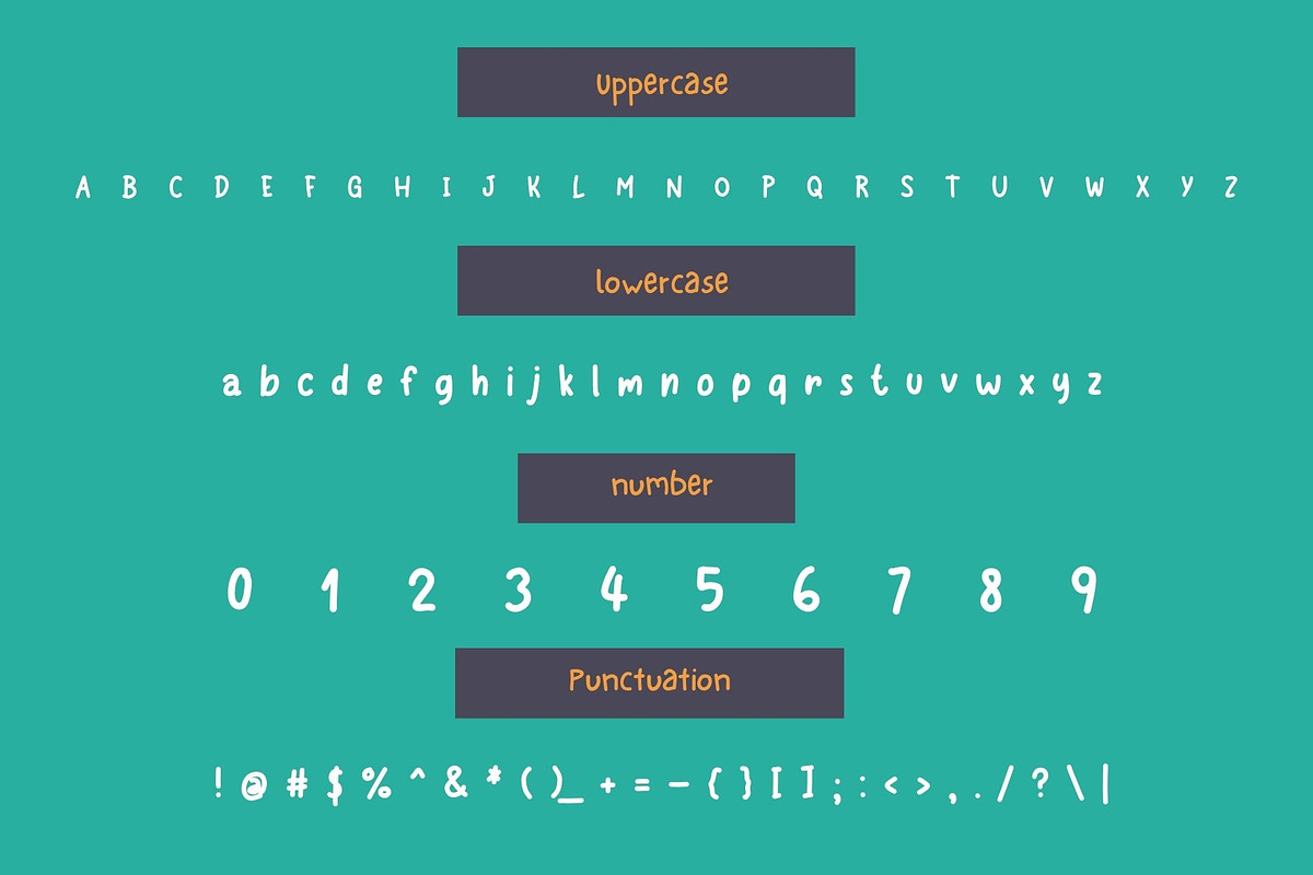 Tucker is a cute handwritten font, a Handwritten Font by Brown Cupple (Photo 4 of 5)