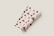 Christmas Trees Seamless Patterns, a Seasonal Illustration by uStickery (Thumbnail 1 of 5)