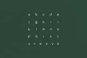 globe - a lowercase font design, a Sans Serif Font by matteomueller (Thumbnail 3 of 6)
