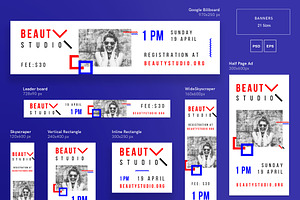 Banners Pack Beauty Studio