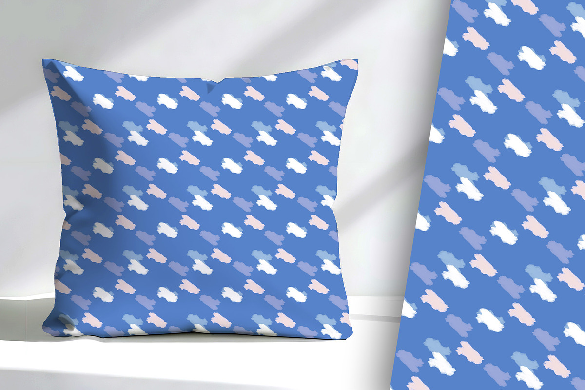 Blue Modern Print Seamless Repeat, a Pattern Graphic by Sharon Schwalbe (Photo 3 of 6)