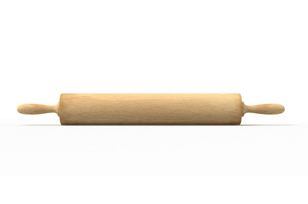 rolling pin, a Food & Drink 3D Model by CGTech