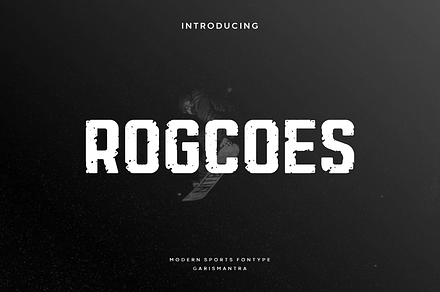 Rogcoes, a Font by garismantra
