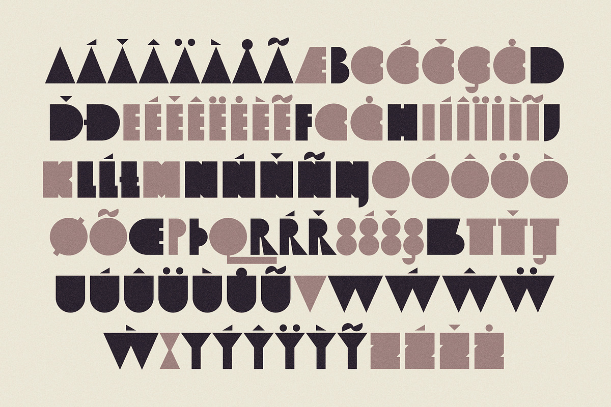 Classic Geometry - Display Font, a Sans Serif Font by Suolahti Type (Photo 5 of 6)