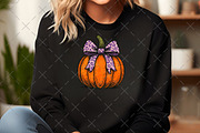 Retro Halloween pumpkin Png, an Illustration by Craft Nest (Thumbnail 4 of 6)