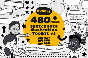 Sketchnotes Illustration Toolkit v3
