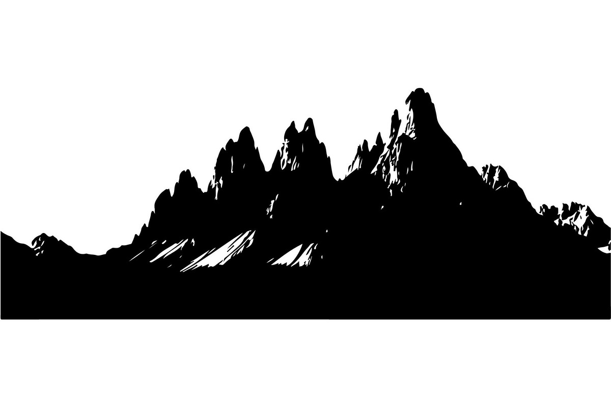 Mountain Range Silhouette, an Object Graphic by Designer_Momina (Photo 19 of 20)