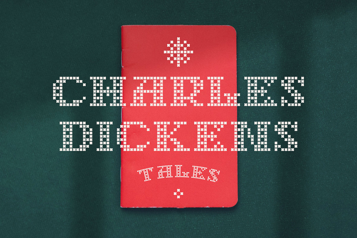 Lockdown Christmas - knitted fonts, a Font by kaer_shop (Photo 7 of 12)
