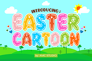 Easter Cartoon - Kids Font Types, a Font by KiddoGlyphs Studio (Thumbnail 1 of 3)