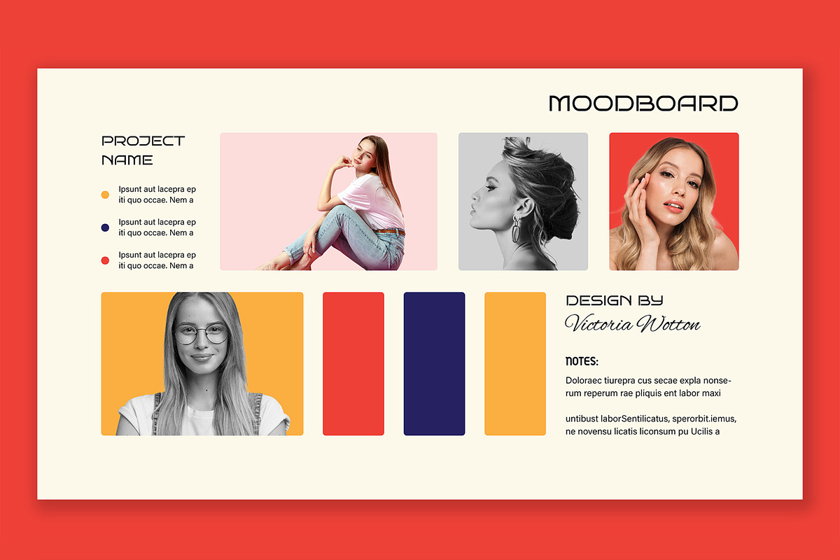 Simple Moodboard Layout, an UI Kit Template by ContestDesign (Photo 2 of 5)