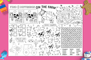 Farm Activity Play Mats, an Education Illustration by Gulnara Sabirova (Thumbnail 6 of 10)
