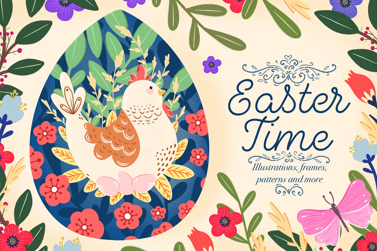 Easter Time, an Animal Illustration by Alina Sh (Photo 1 of 7)