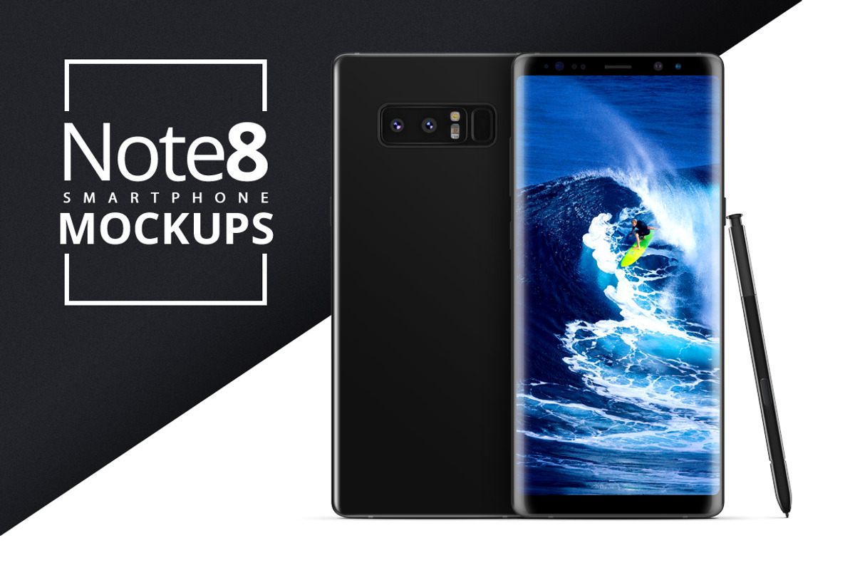 Galaxy Note8 Mockups, an Android Mockup by ydlabs (Photo 1 of 3)