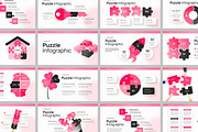 Pink Puzzle Infographic Powerpoint, a Presentation Template by Fit-tee (Thumbnail 2 of 2)