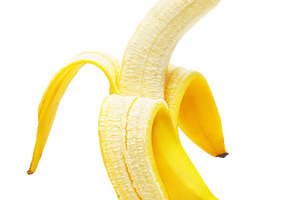 Open banana, a Photo by saiko3p