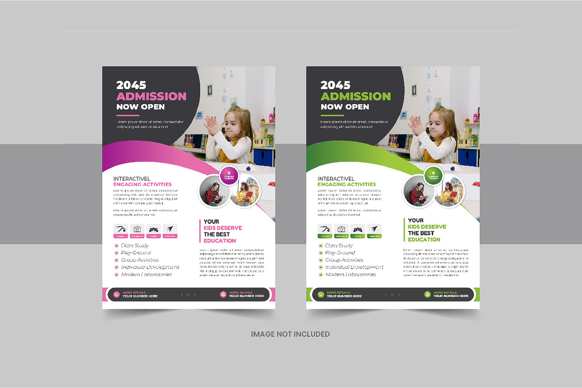 Education flyer or school flyer set, a Flyer Template by Pavel_design (Photo 7 of 11)