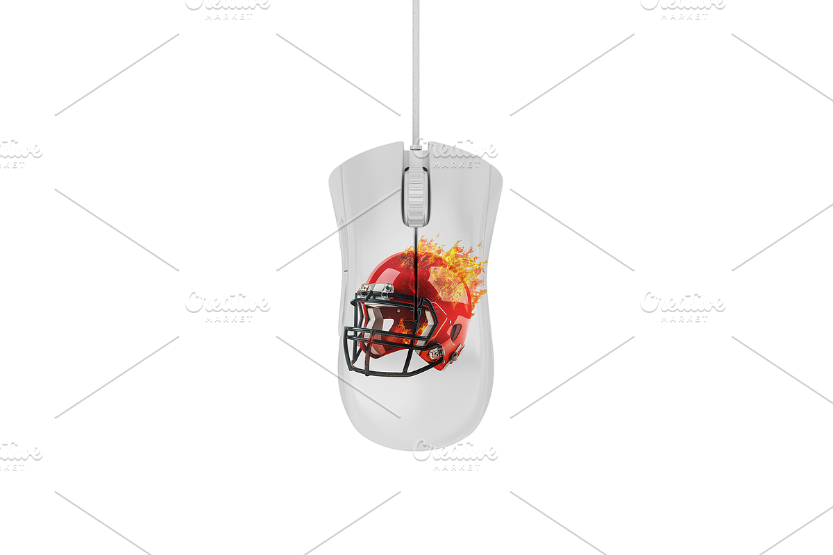 Wired Mouse Mockup, a Merchandise Mockup by Transly Graphics (Photo 1 of 3)