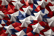 3D Patriotic Stars, a Background Graphic by Printable Treasure (Thumbnail 3 of 3)