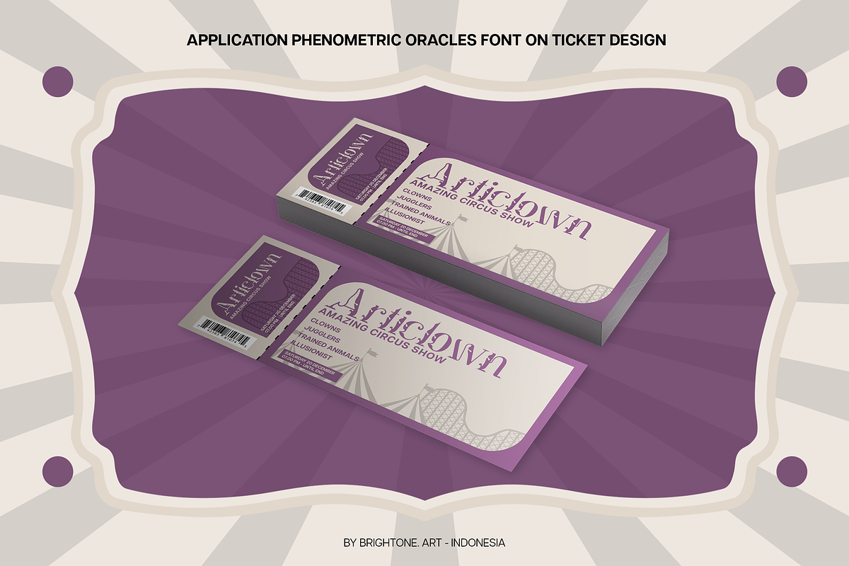 Phenometric Oracle - Carnival Font, a Serif Font by Brightone (Photo 6 of 8)