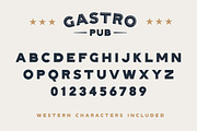 Gastro Pub - Type Family, a Sans Serif Font by Hustle Supply Co. (Thumbnail 7 of 9)