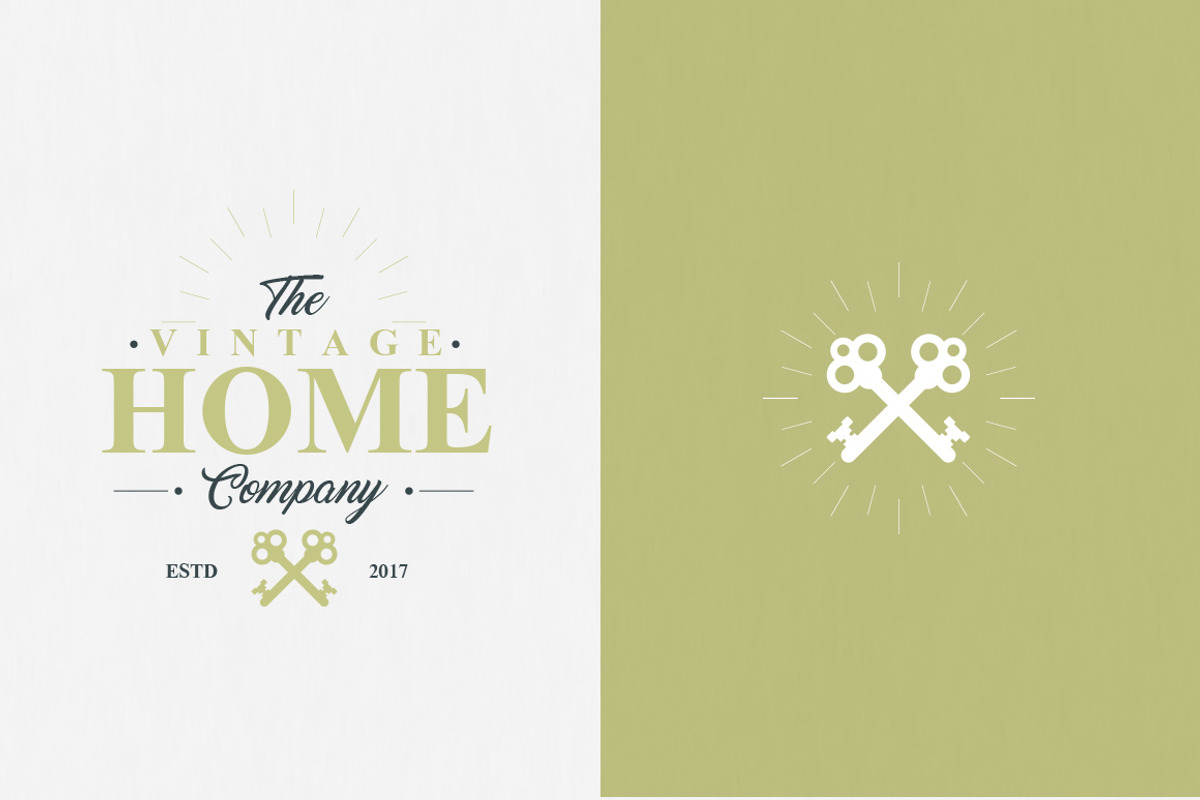 10 Vintage Logo Designs, a Branding & Logo Template by VP Fonts (Photo 8 of 12)