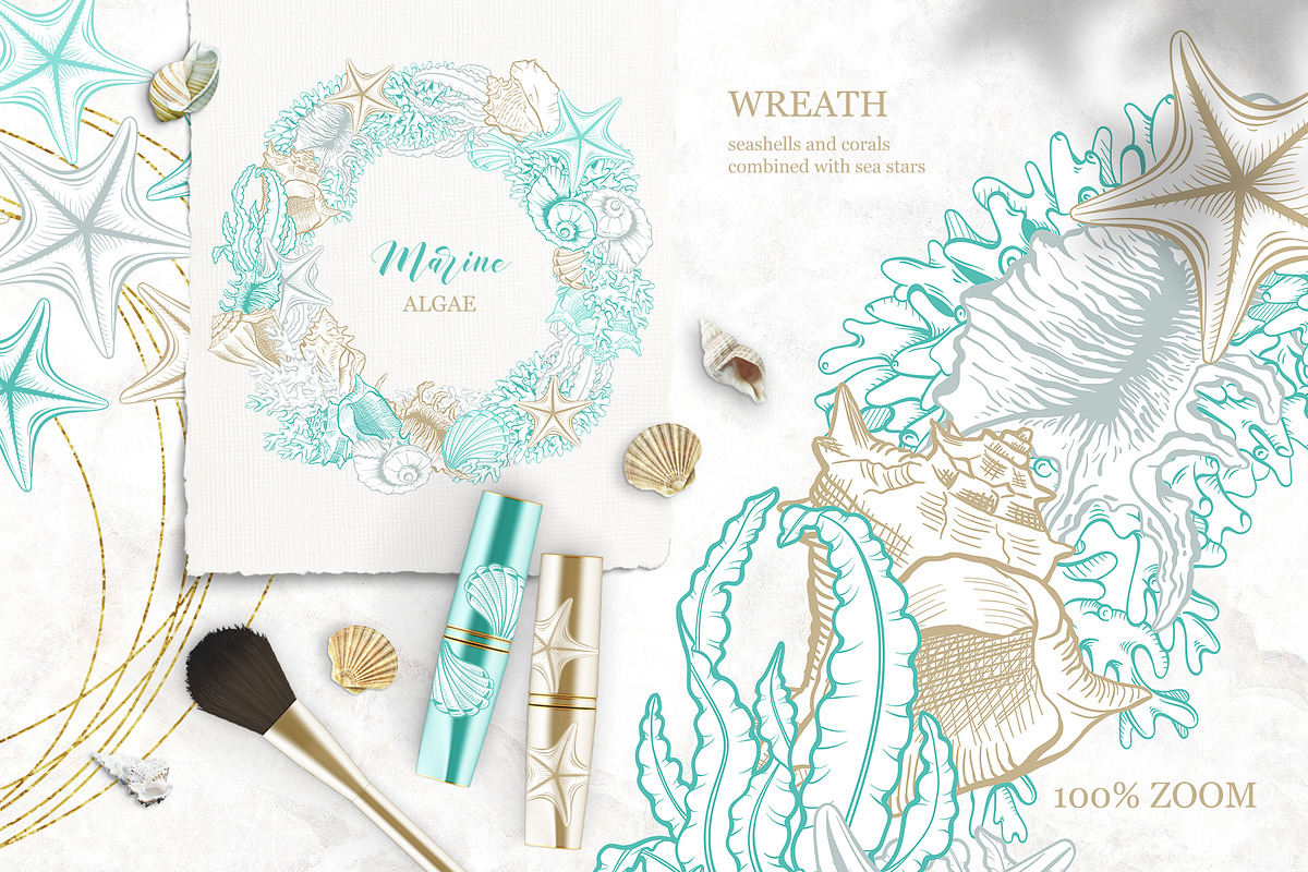 Golden Seashells Collection, an Object Graphic by ilonitta (Photo 3 of 19)
